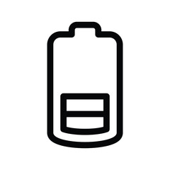 Half battery icon