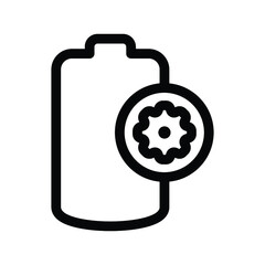 Battery setting icon
