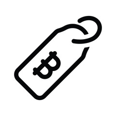 Bitcoin tag icon
