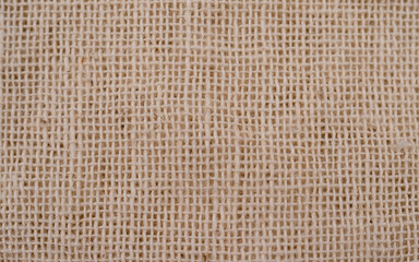 Fototapeta na wymiar close up of natural linen texture beige
