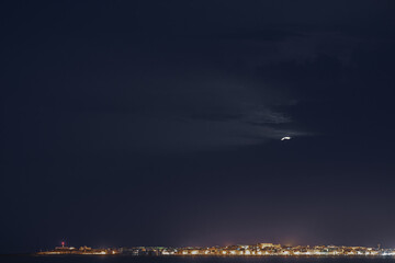 the super moon rises on mahdia
