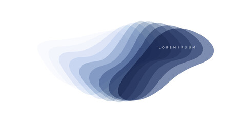 Abstract geometric design. Vector illustration made of various overlapping elements. Applicable for banners, placards, posters or flyers.