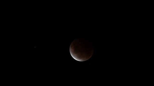  lunar eclipse and blood moon timelapse shot from Tasmania on May 26th, 2021