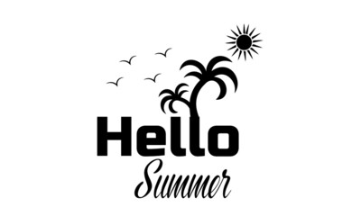 Summer Vibes for print or use as poster, card, flyer or T Shirt