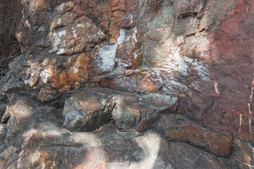 texture of multi-colored stone close