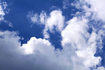 blue sky with clouds