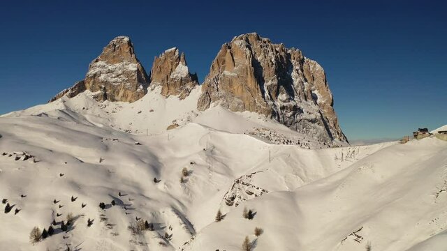 Sassolungo &Sassopiatto mountain