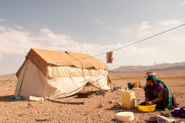 Nomads their home, kitchen,, house,