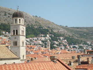 Fototapeta na wymiar Rooftop view on Dubrovnik, Croatia