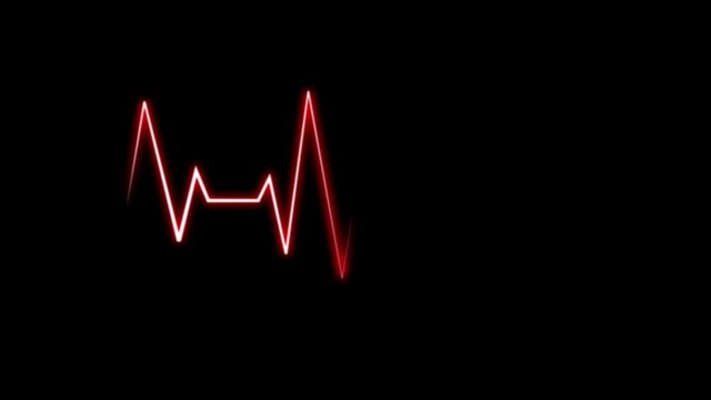 Heart pulse beat background