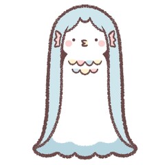 アマビエ水色の短冊