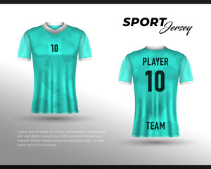 Football jersey design. Front back t-shirt design. Templates for team uniforms. Sports design for football, racing, cycling, gaming jersey. Vector
