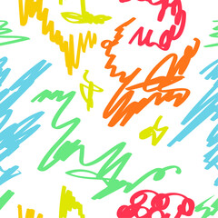 Multicolored vector seamless pattern.