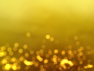 Abstract blur bokeh gold background