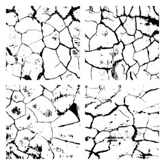 Obraz premium Abstract Cracked Wall Texture.