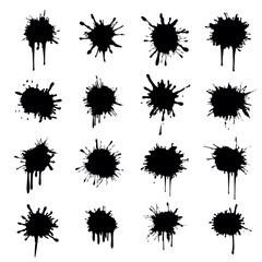Paint Splatter Vector Set