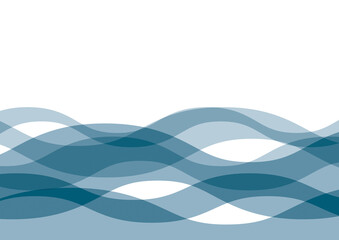 ウェーブの抽象背景　グレー