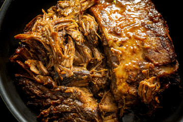 Butterflied beef with roasted vegetables