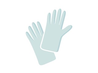 latex gloves icon. Medical gloves icon. 