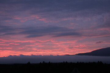 朝焼け雲