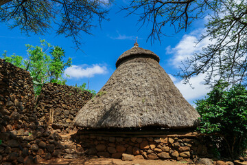 Traditional Houses in the Konso Cultural Village, Ethiopia