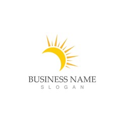 Obraz premium Sun Vector illustration Icon