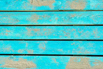 Fototapeta na wymiar Blue wooden planks texture