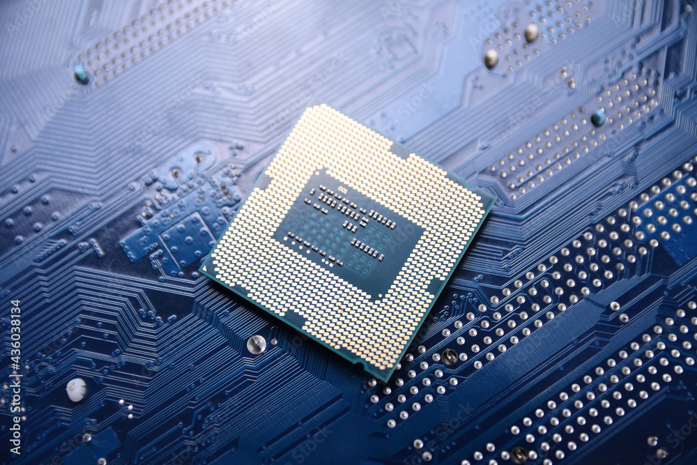 Poster circuit board. technology background. central computer processors cpu concept. motherboard digital c
