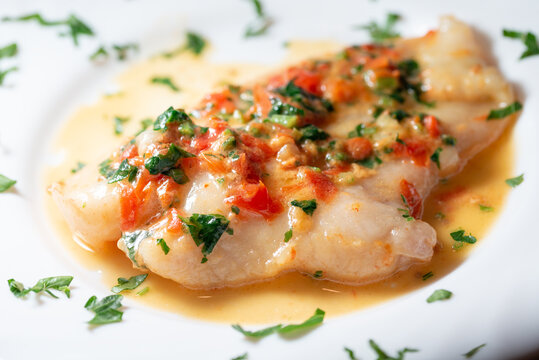Piatto di pangasio in guazzetto, Cucina Italiana 