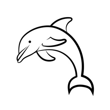 Dolphin Outline Images – Browse 10,087 Stock Photos, Vectors, and Video |  Adobe Stock