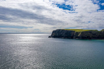 Aerial view of the Silver Strand in County Donegal - Ireland