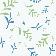 Floral seamless pattern vector 