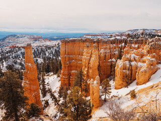 Landscape of Bryce Canyon National Park, the best park in Utah