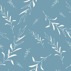 Floral seamless pattern vector 