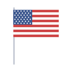 USA flag pole