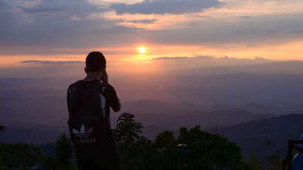 atardecer