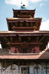 Obraz premium Templos de Taumadhi Square, Bhaktapur en Katmandú, Nepal