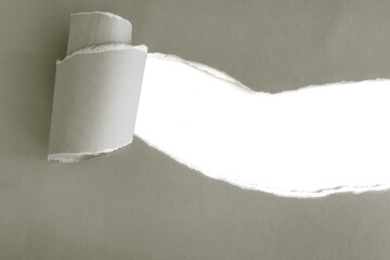 Torn paper with space for text