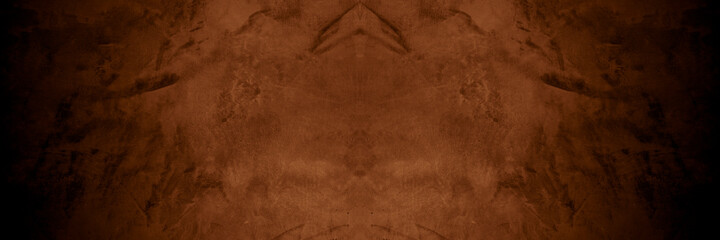 Old wall texture cement dark brown gray  background abstract grey color design are light with white gradient background.