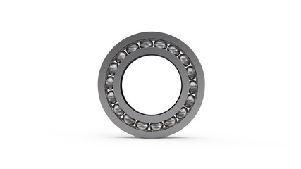 Ball bearing isolated on white