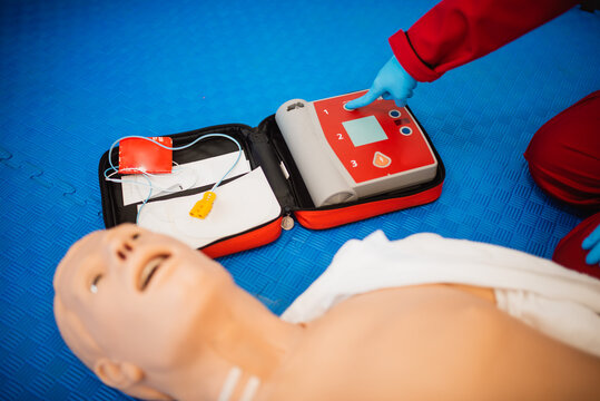 First aid cardiopulmonary resuscitation course using automated external defibrillator device, AED