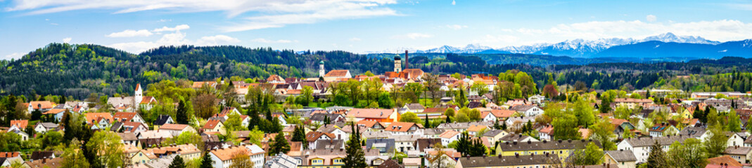 Fototapeta na wymiar old town of Schongau - Bavaria
