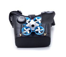 mini drone and fpv glasses