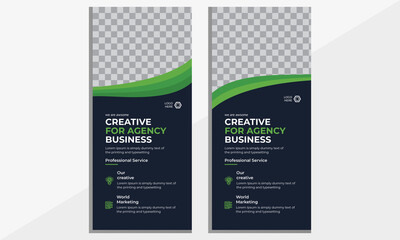 Corporate Dl flyer rack card.