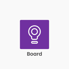 Idea Board Icon Design Vector Template