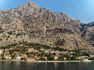 Sea departure from Kotor, Montenegro