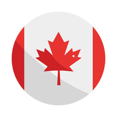 canada flag button