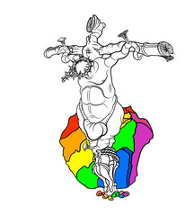 lady male female saint