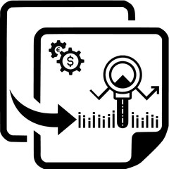 exchange, currency, finance, money, convert Line Icon
