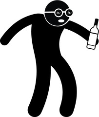 drunk human icon